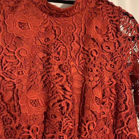 ASOS Maternity Dress long sleeve lace top size 10 - Picture 6 of 10